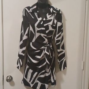 NWT Forever 21 silky wrap dress